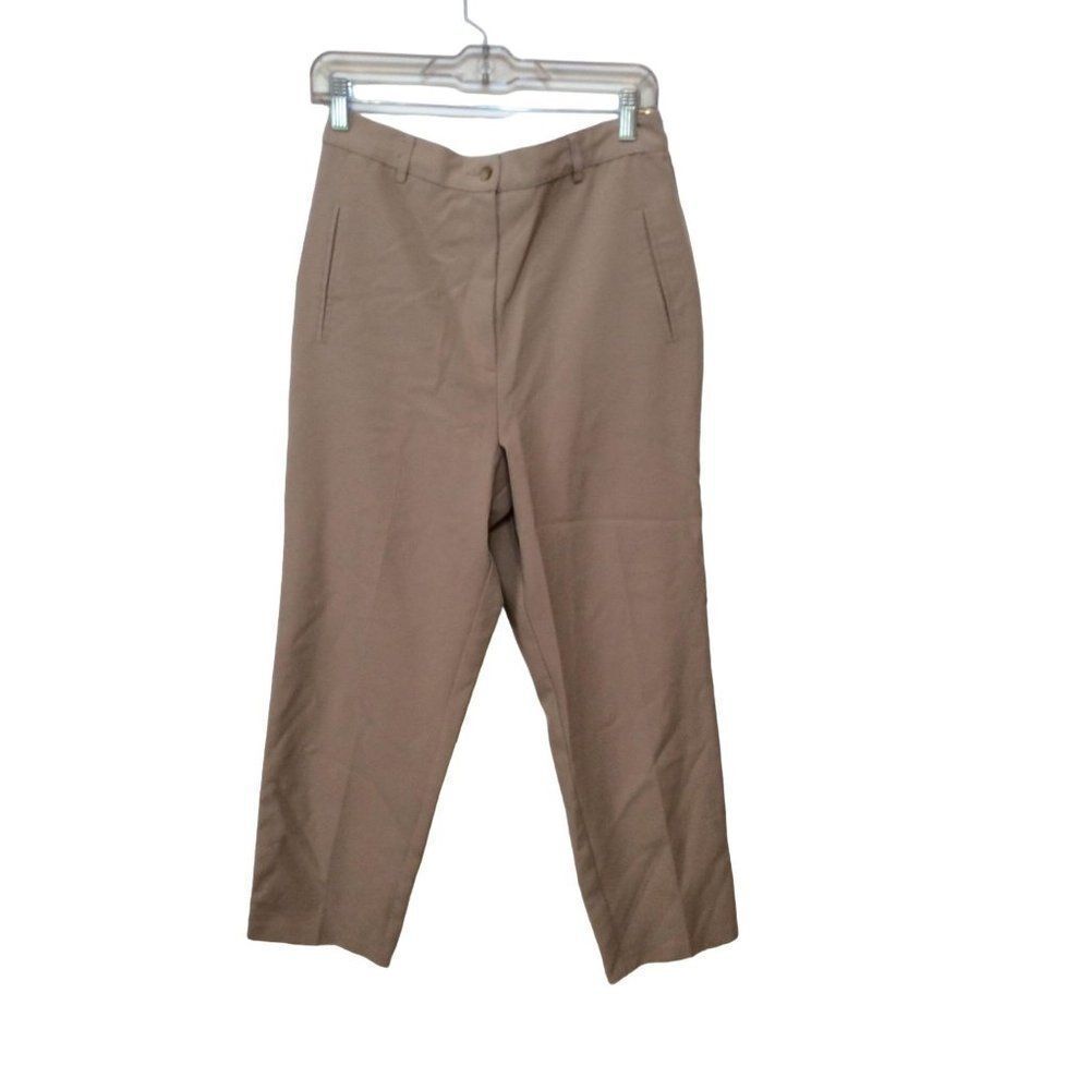 SAG Harbor Women Pants Size 10 Khaki Polyester skun